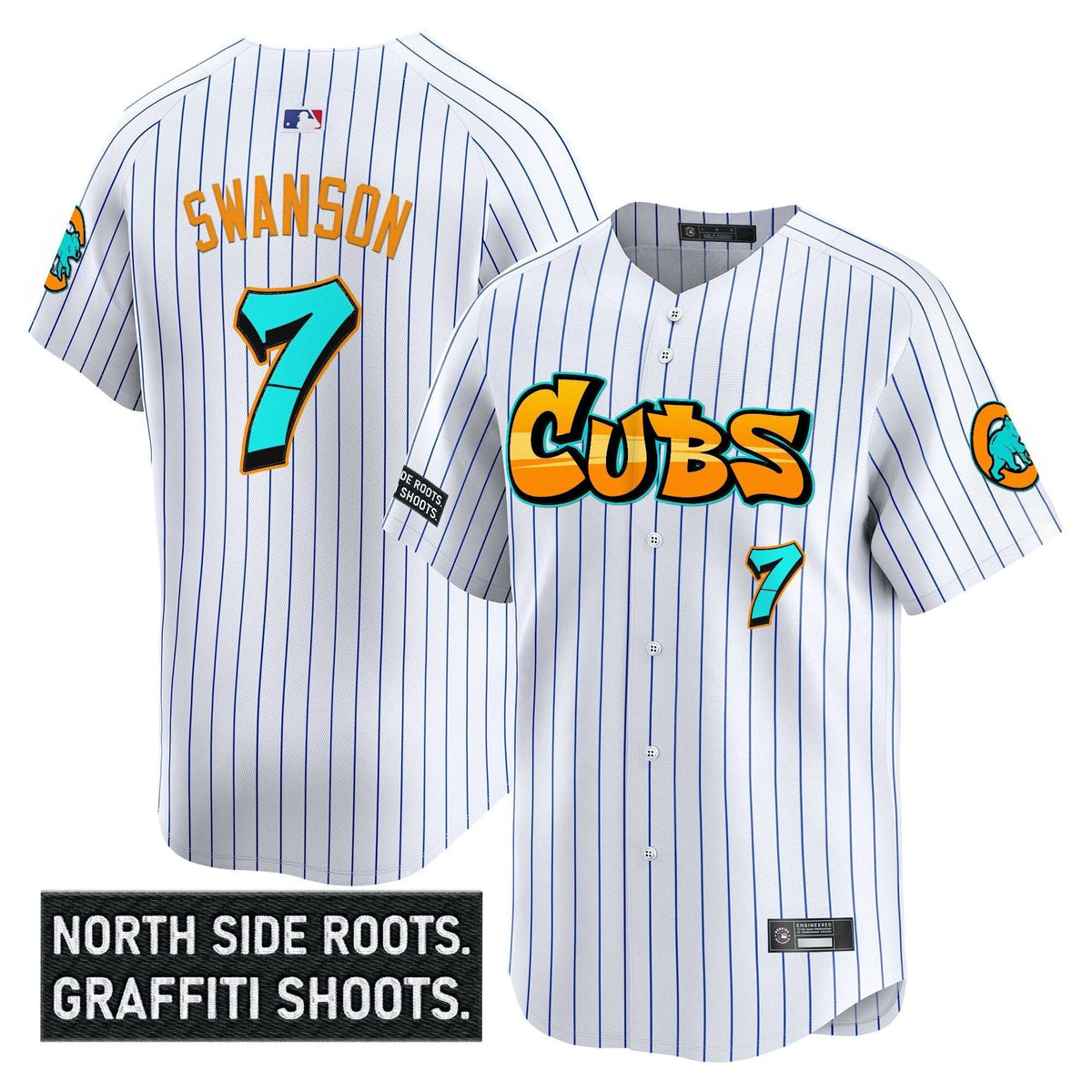 CC 'Graffiti North Side Edition' Vapor Premier Limited Jersey - Stitched