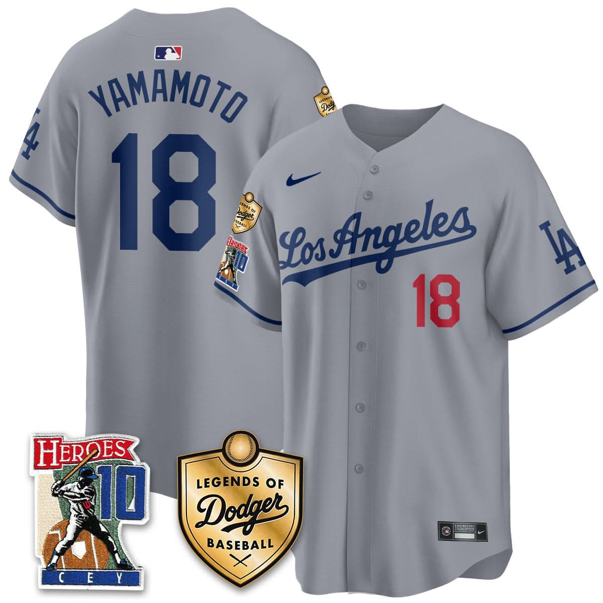 LAD Ron Cey "Legends Of LAD Baseball" Jersey - Stitched