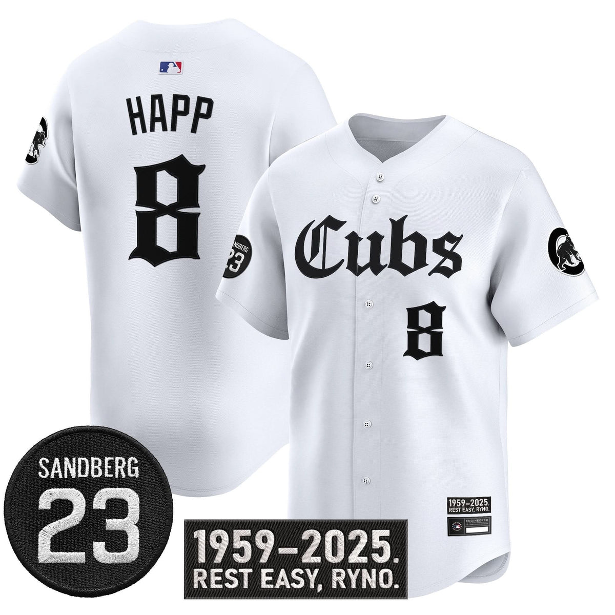 CC 'Ryne Sandberg Tribute' Vapor Premier Limited Jersey - Stitched