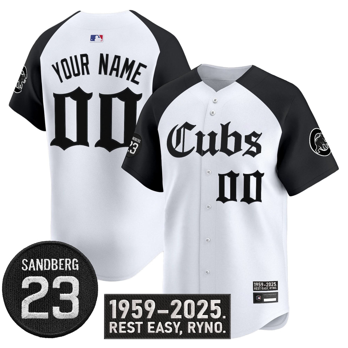 CC 'Ryne Sandberg Tribute' Vapor Premier Limited Custom Jersey - Stitched