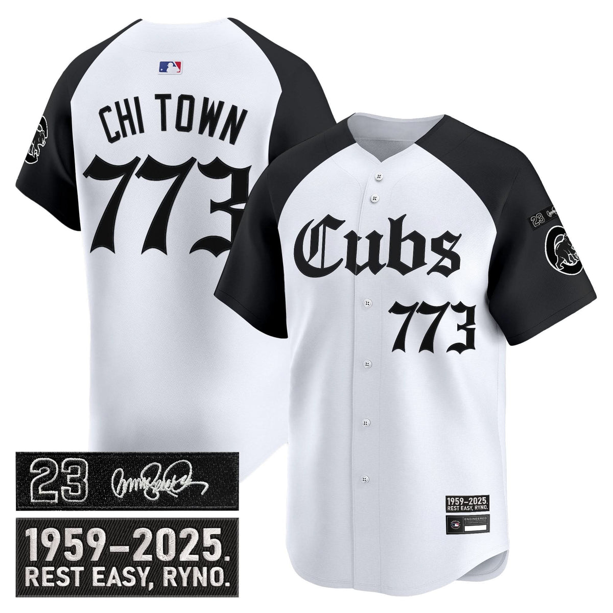 CC 'Ryne Sandberg Tribute' Vapor Premier Limited Jersey - Gothic Edition - Stitched