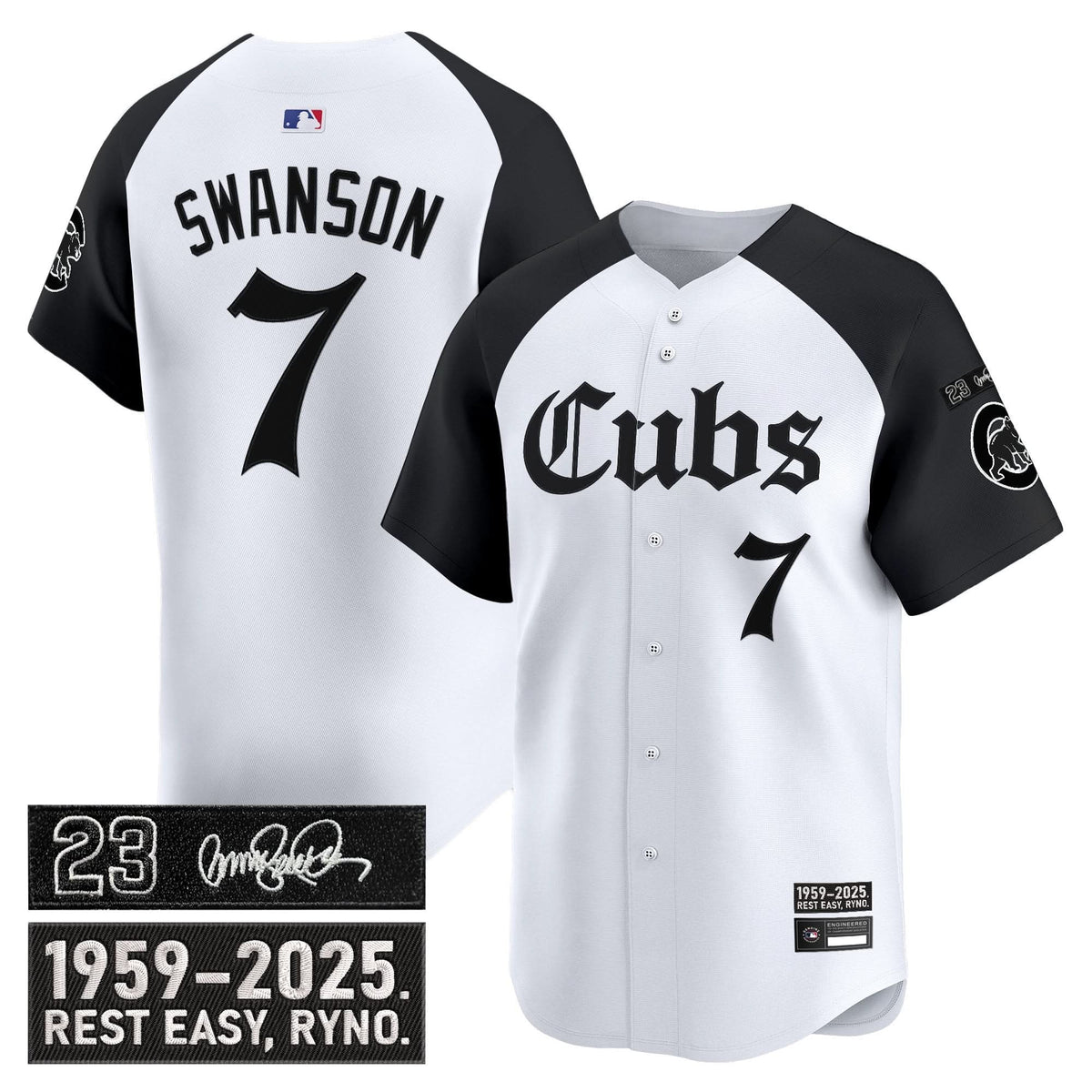 CC 'Ryne Sandberg Tribute' Vapor Premier Limited Jersey - Gothic Edition - Stitched