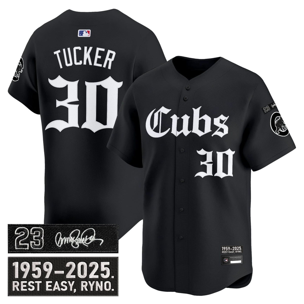 CC 'Ryne Sandberg Tribute' Vapor Premier Limited Jersey - Gothic Edition - Stitched