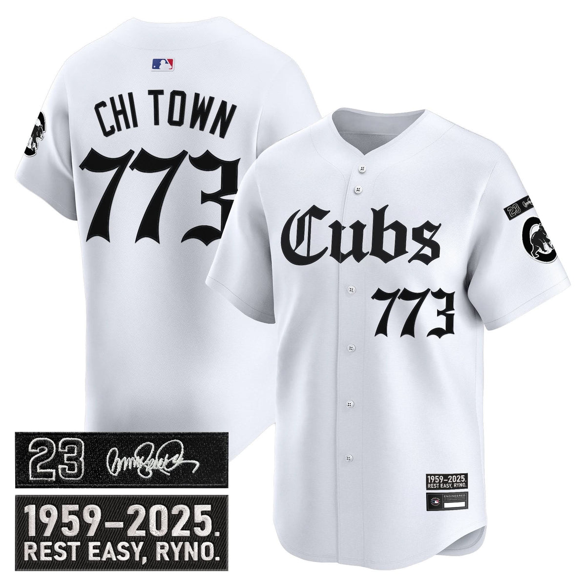 CC 'Ryne Sandberg Tribute' Vapor Premier Limited Jersey - Gothic Edition - Stitched