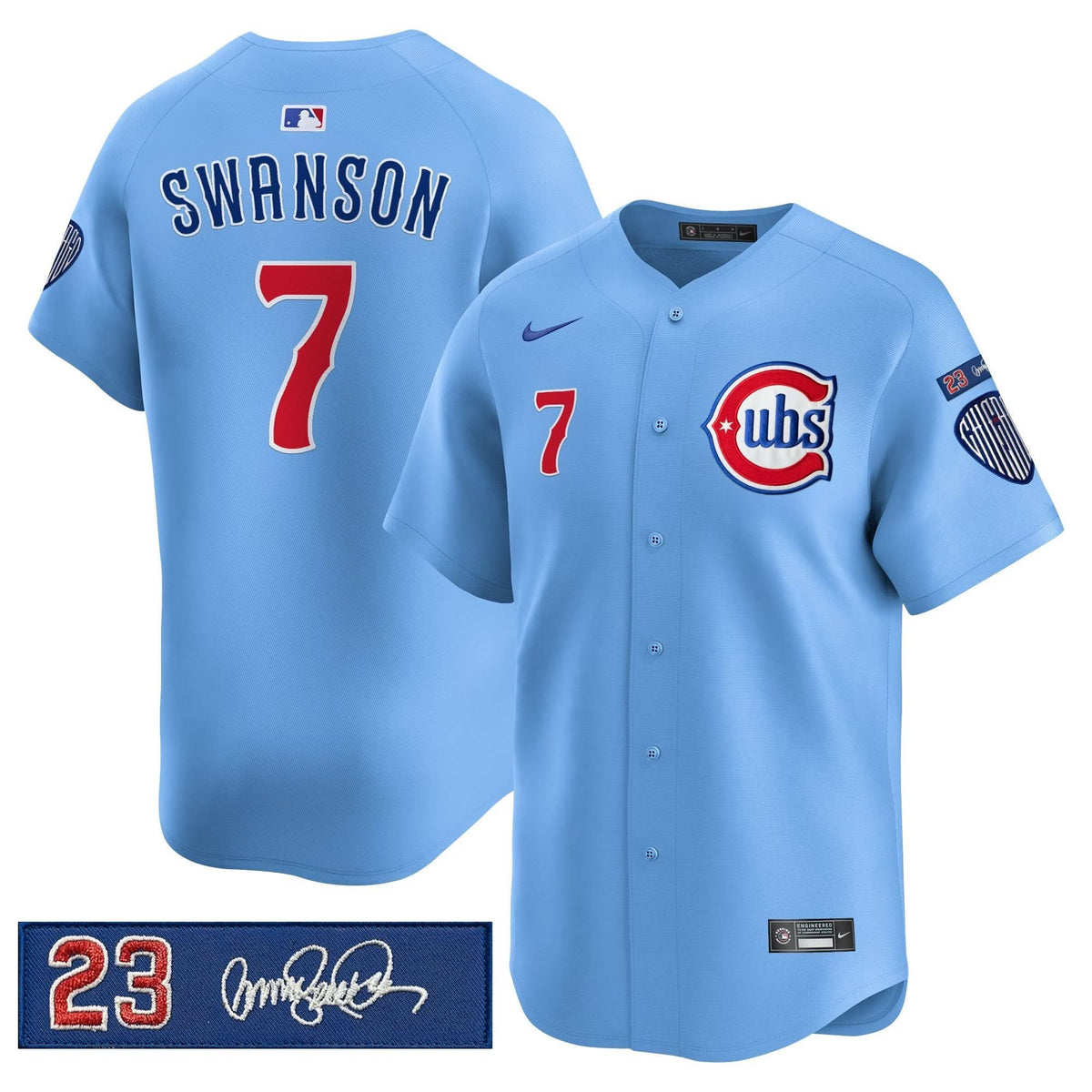 CC 'Ryne Sandberg Tribute' Vapor Premier Limited Jersey V3 - Stitched