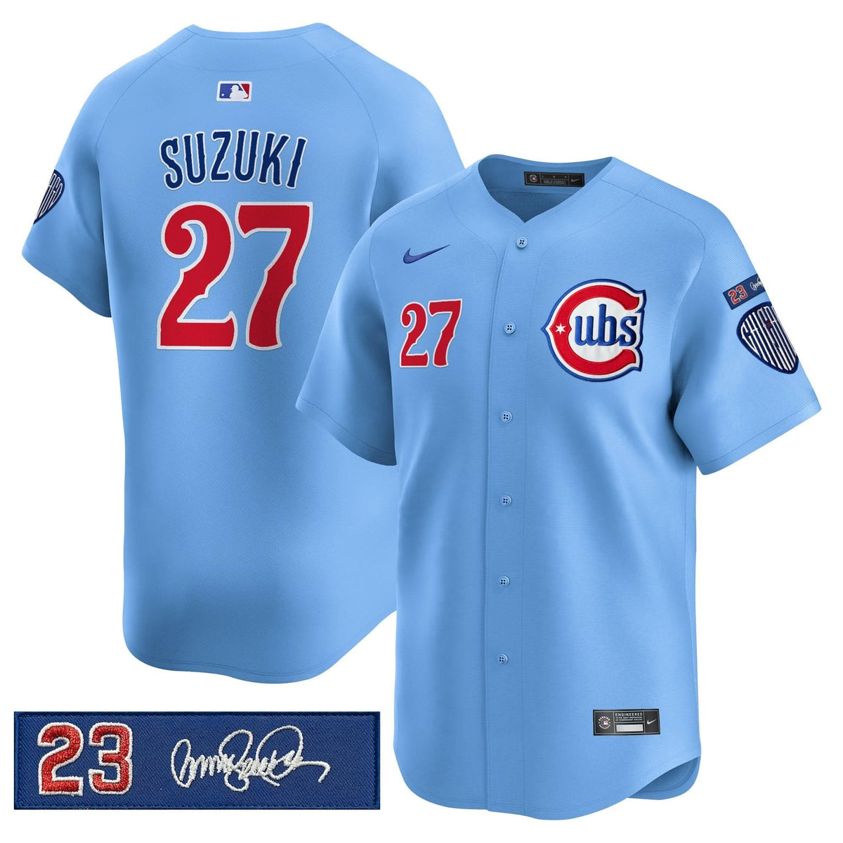CC 'Ryne Sandberg Tribute' Vapor Premier Limited Jersey V3 - Stitched