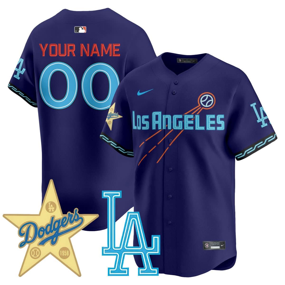 LAD City Connect Concept Custom Jersey - Stitched