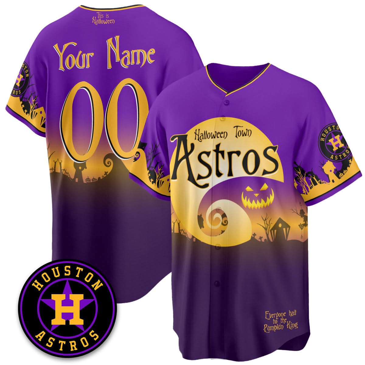 HA "Halloween Town" Limited Custom Jersey - Stitched