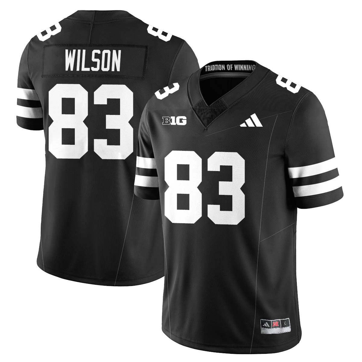 Nebraska Football 2025 "Blackout" Jersey