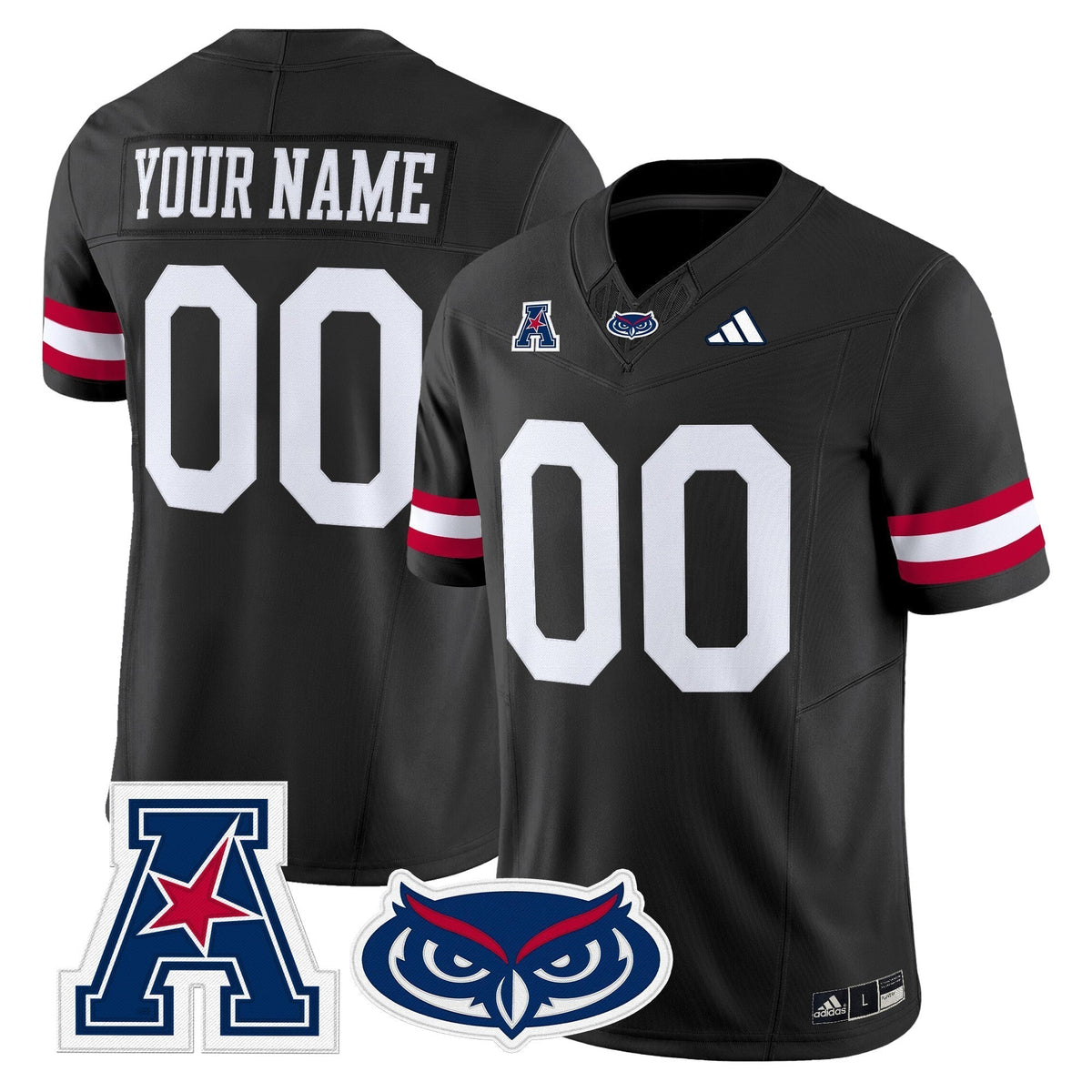 Florida Atlantic Owls 2025 Vapor Limited Custom Jersey