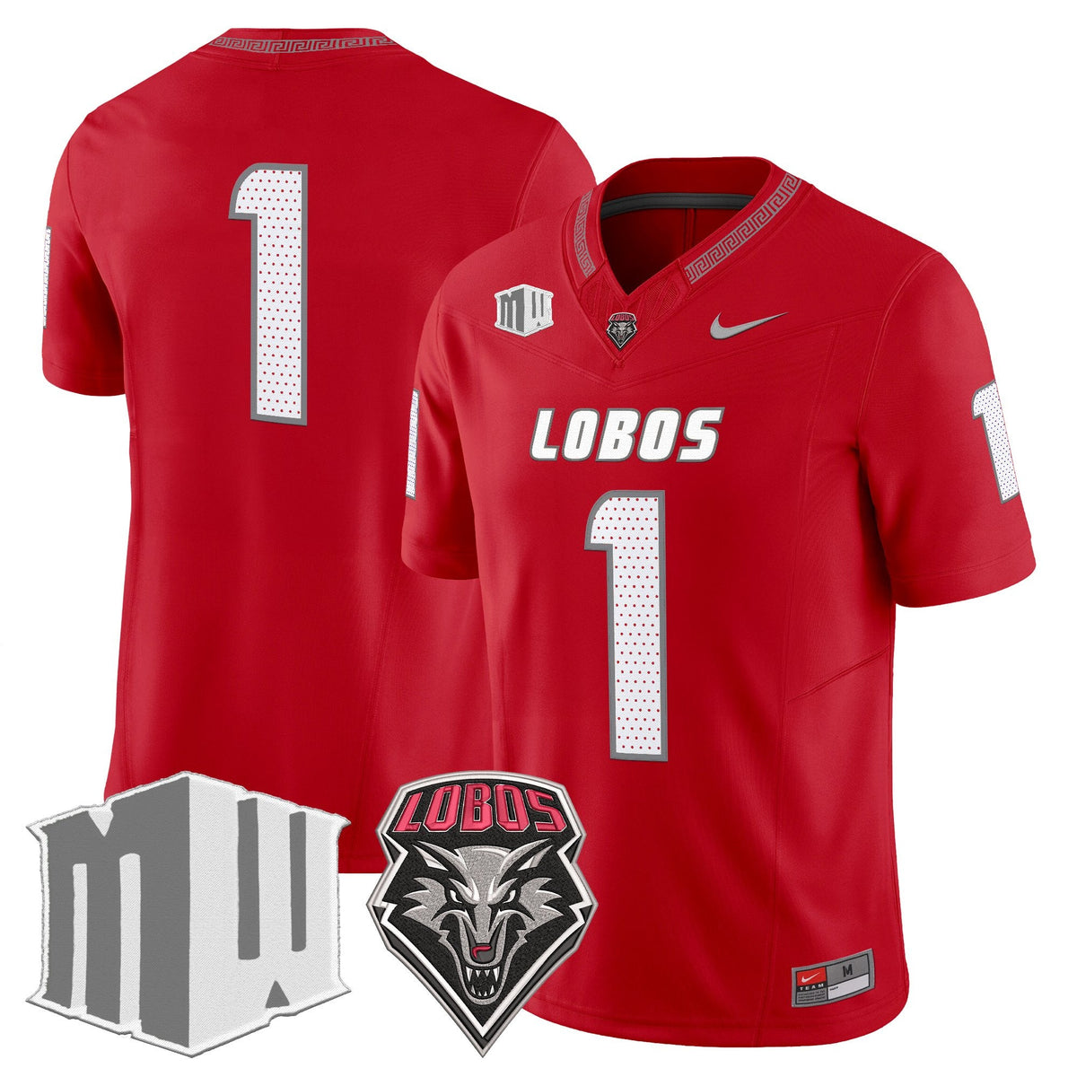 New Mexico Lobos 2026 Vapor Limited Jersey - Stitched