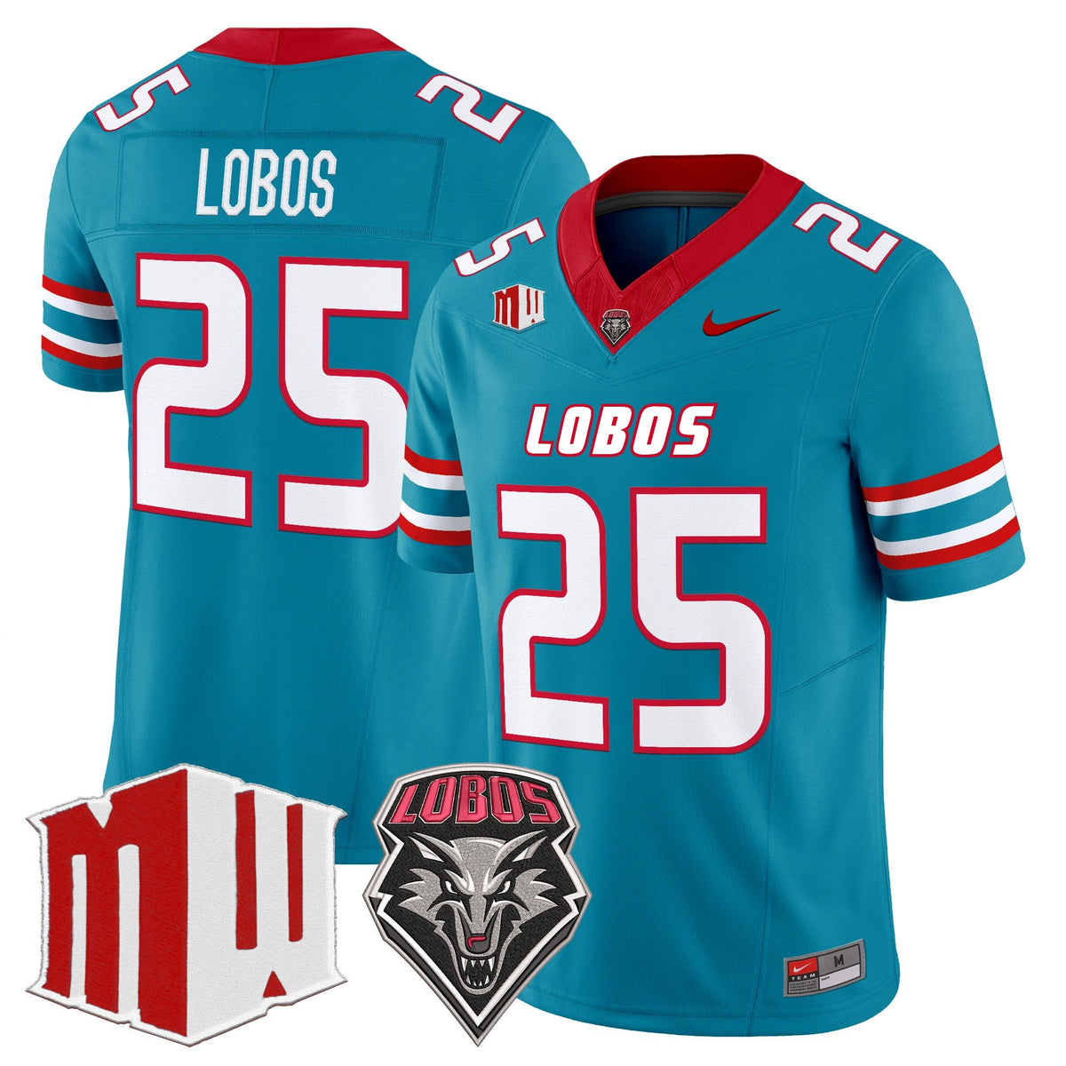 New Mexico Lobos 2026 Vapor Limited Jersey - Stitched