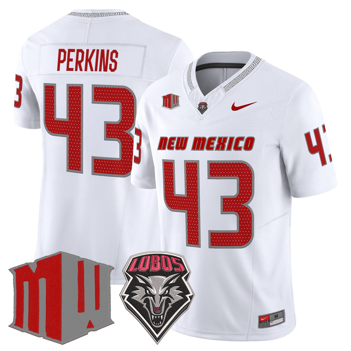 New Mexico Lobos 2026 Vapor Limited Jersey - Stitched