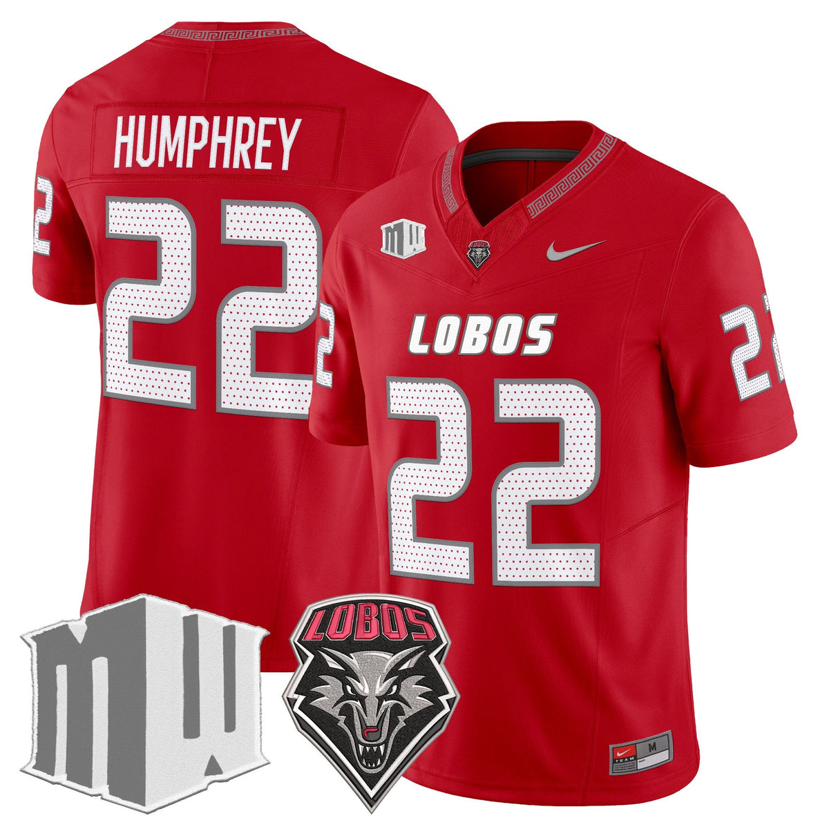 New Mexico Lobos 2026 Vapor Limited Jersey - Stitched