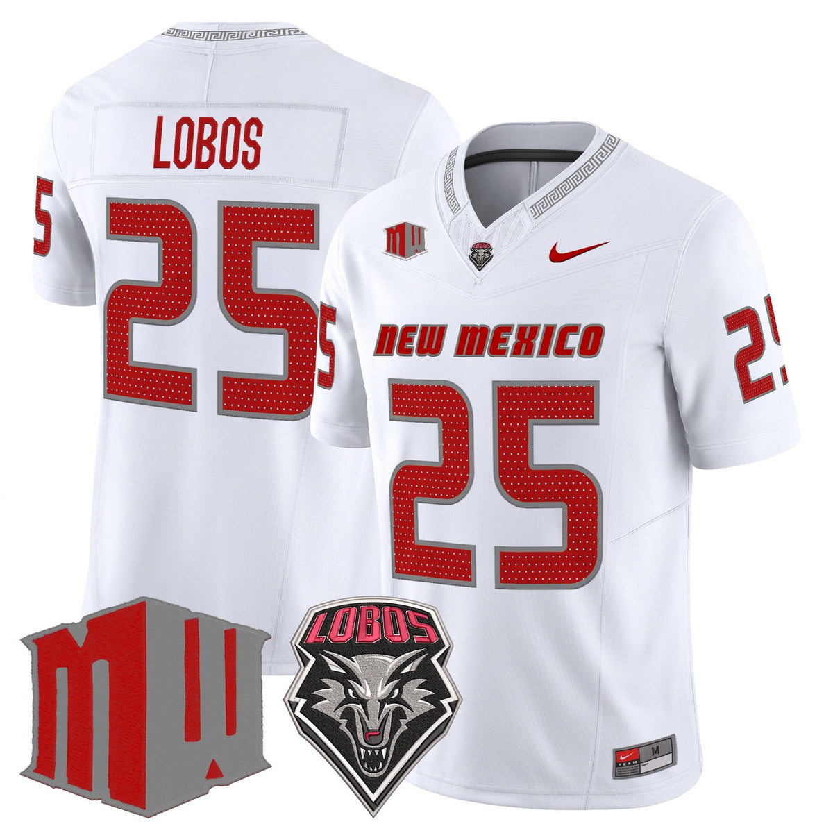 New Mexico Lobos 2026 Vapor Limited Jersey - Stitched