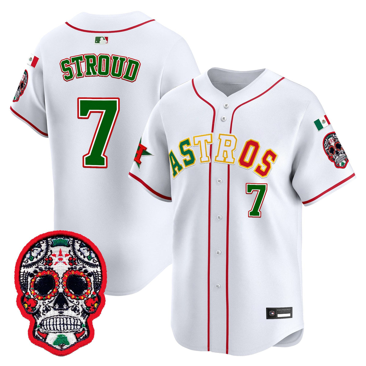 HOU Mexico 2025 'Día de los Muertos Edition' Vapor Premier Limited Jersey - Stitched