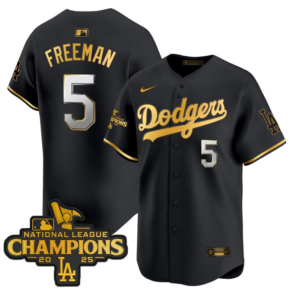 LAD 2025 National League Champions Vapor Premier Limited Jersey - Stitched