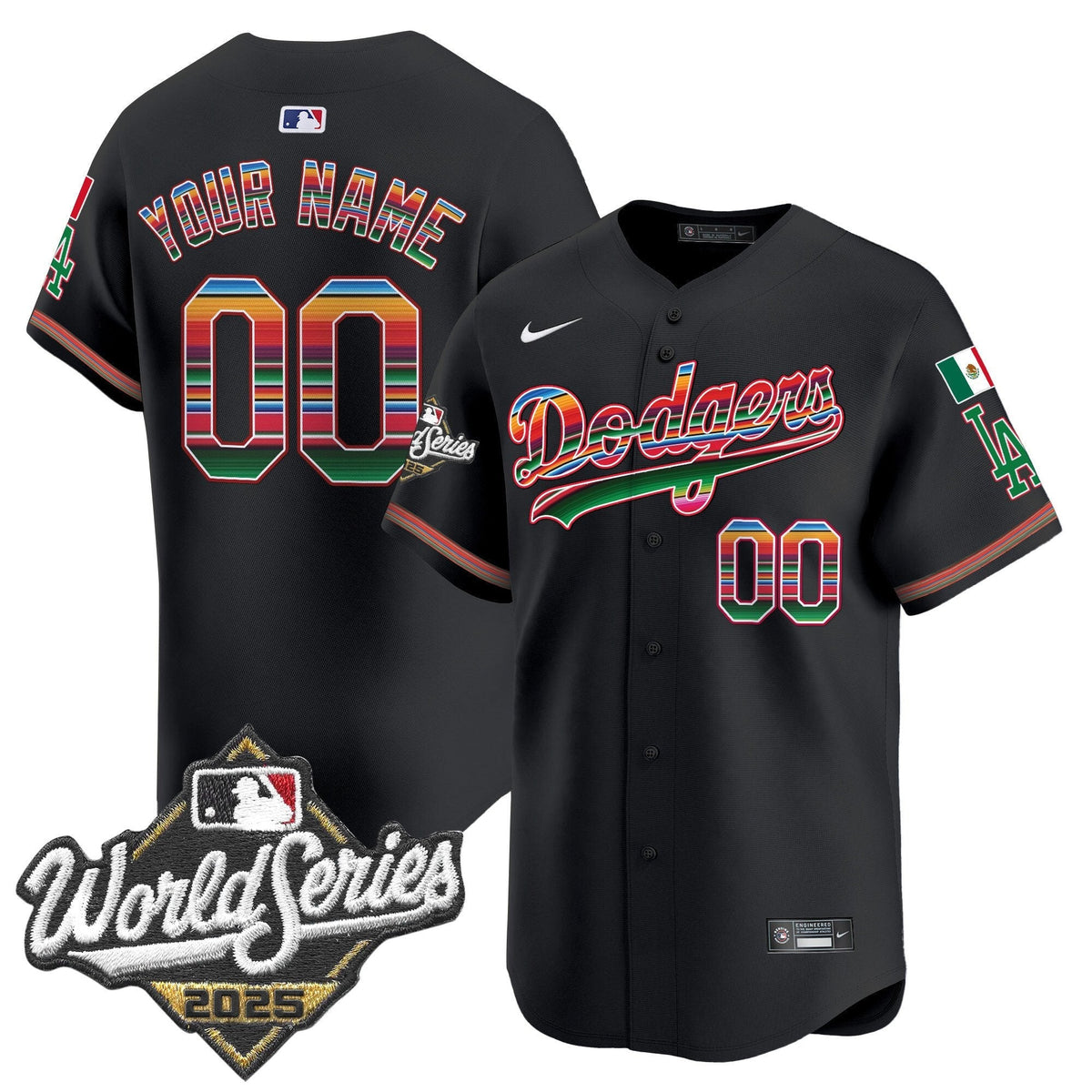 LAD Mexico 2025 World Series Vapor Premier Limited Custom Jersey - Stitched