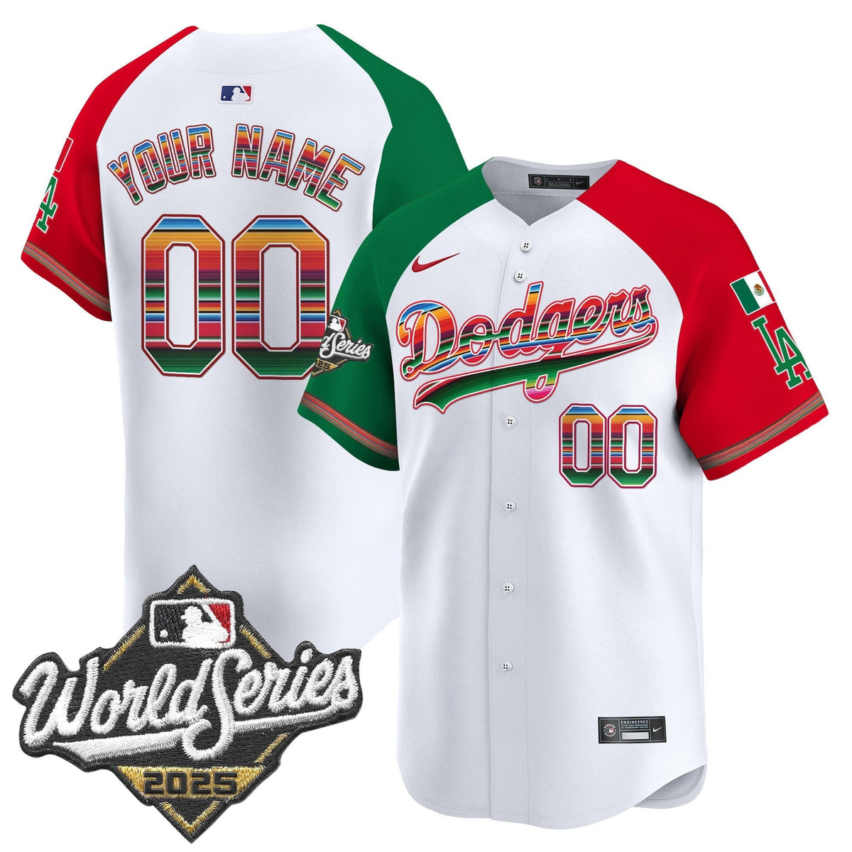 LAD Mexico 2025 World Series Vapor Premier Limited Custom Jersey - Stitched