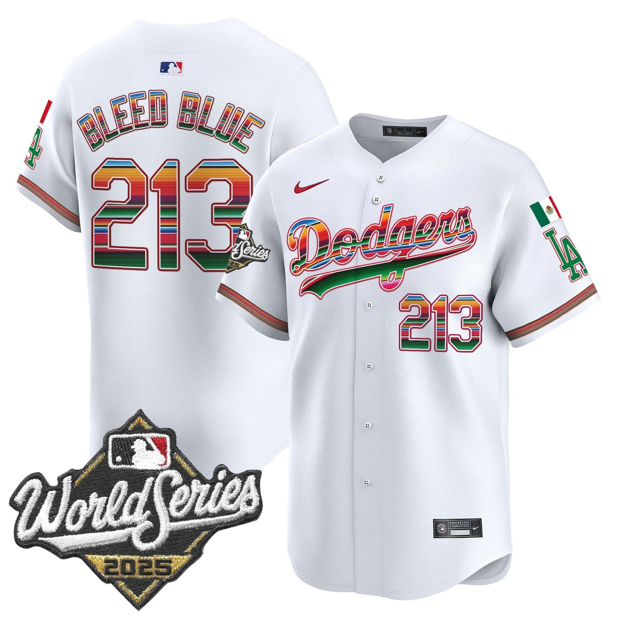 LAD Mexico 2025 World Series Vapor Premier Limited Jersey - Stitched