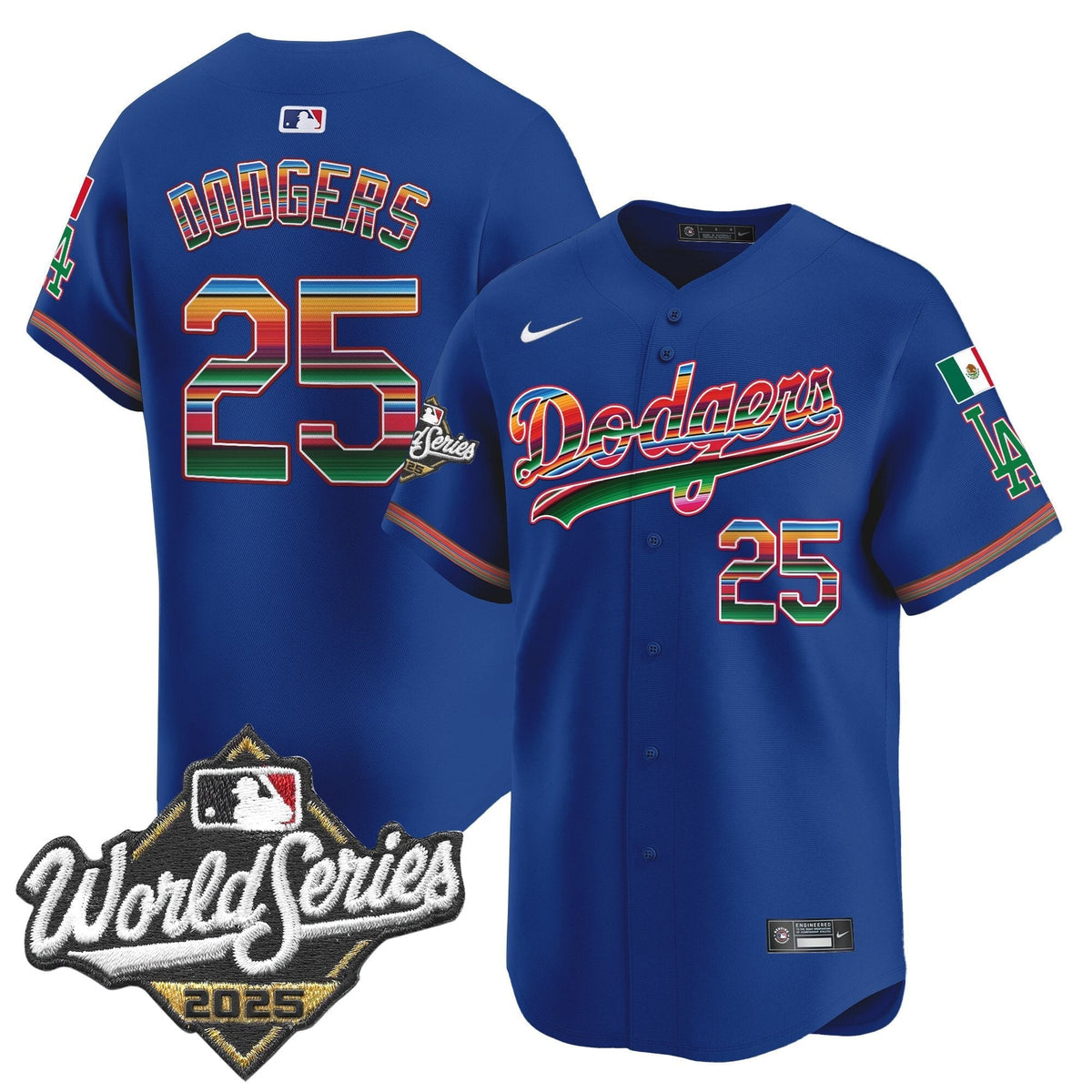 LAD Mexico 2025 World Series Vapor Premier Limited Jersey - Stitched