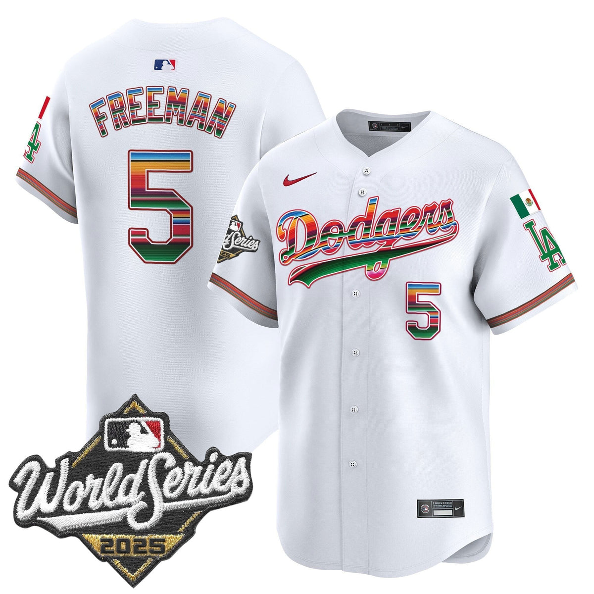 LAD Mexico 2025 World Series Vapor Premier Limited Jersey - Stitched