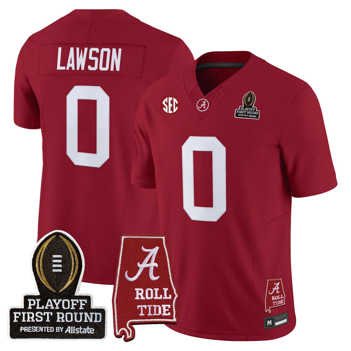 BAMA 2025 Playoff First Round Vapor Limited Jersey