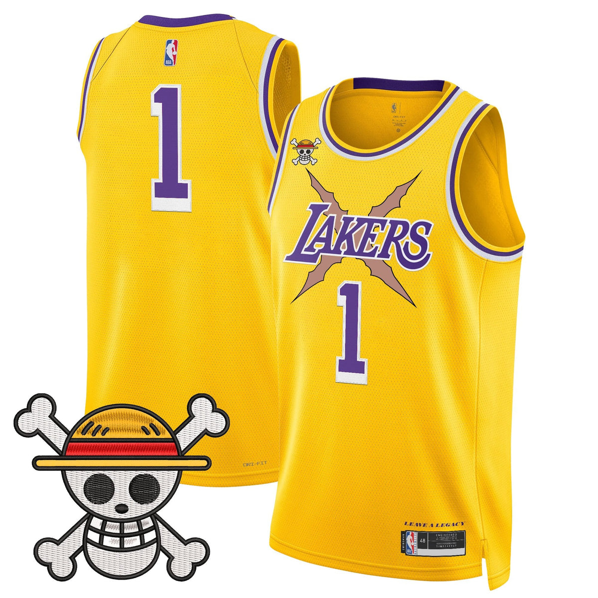 LAL x OP Swingman Jersey - Stitched