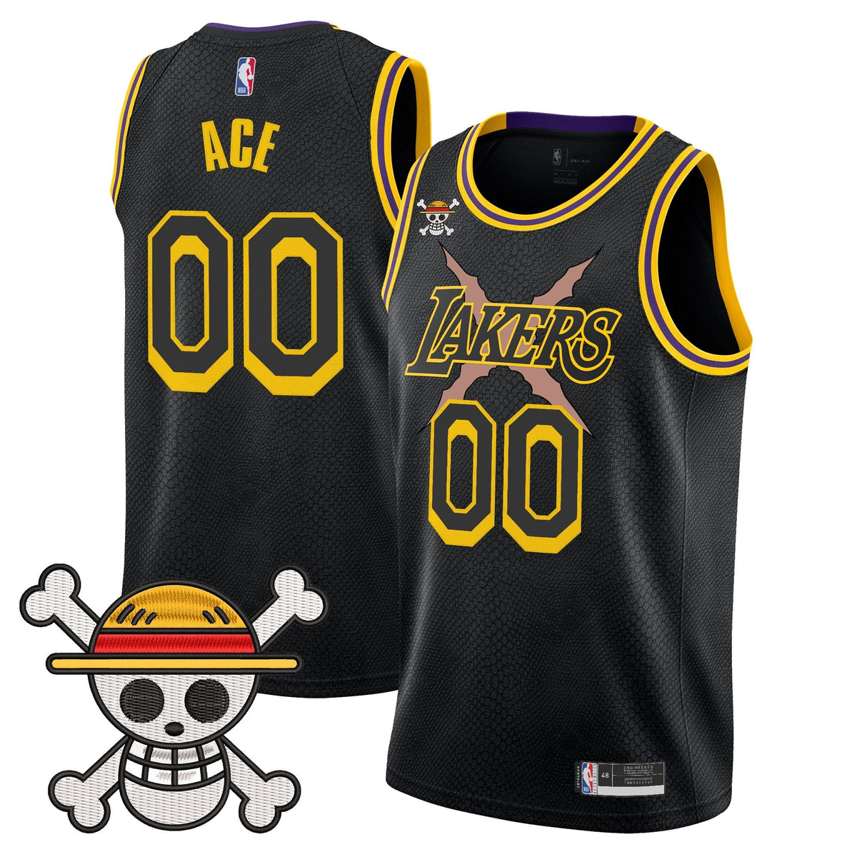 LAL x OP Swingman Jersey - Stitched
