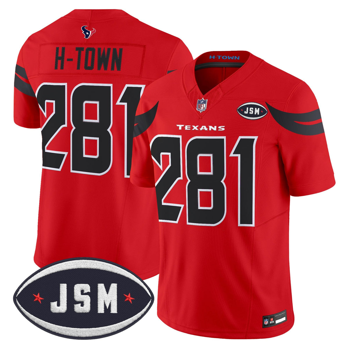 Houston Texan Janice McNair Memorial Patch Vapor Limited Jersey - Stitched
