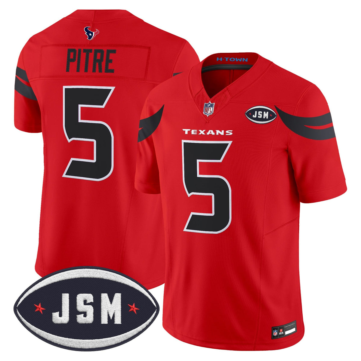 Houston Texan Janice McNair Memorial Patch Vapor Limited Jersey - Stitched