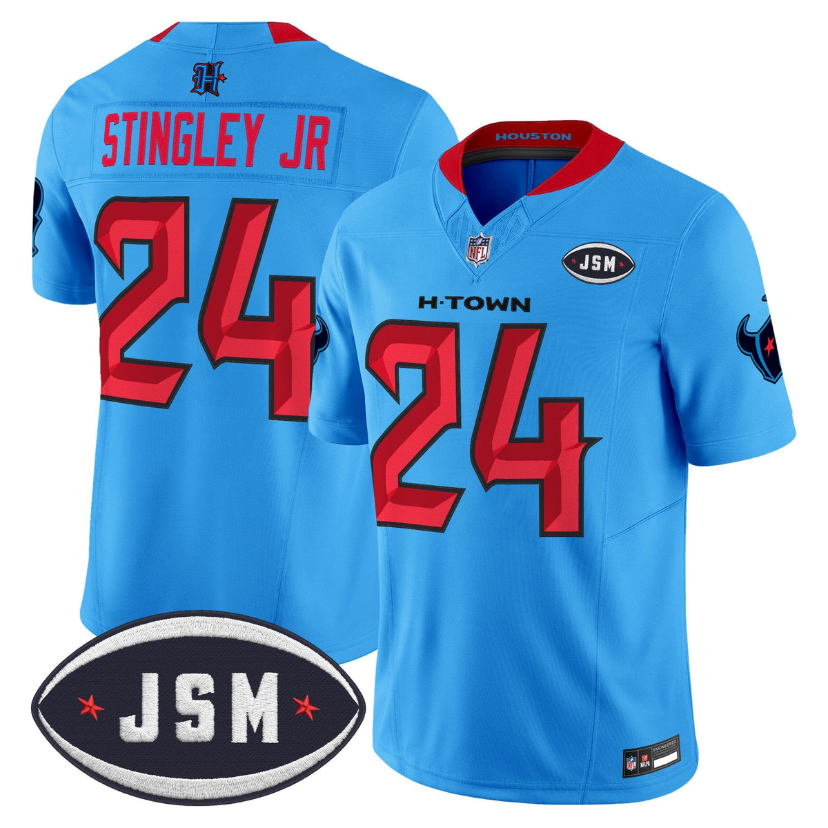Houston Texan Janice McNair Memorial Patch Vapor Limited Jersey - Stitched