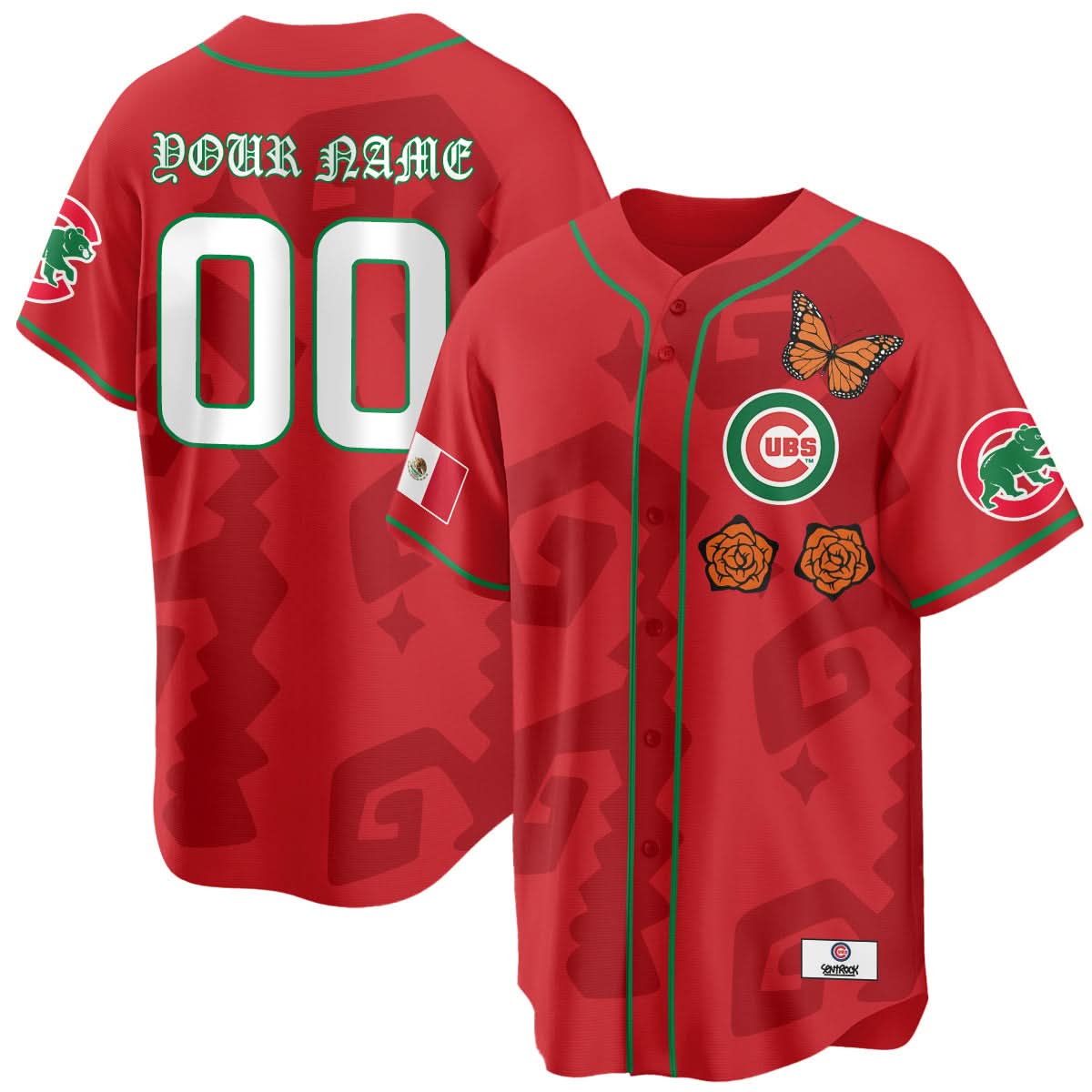 CC "Xicago" Mexican Heritage Custom Jersey - Stitched