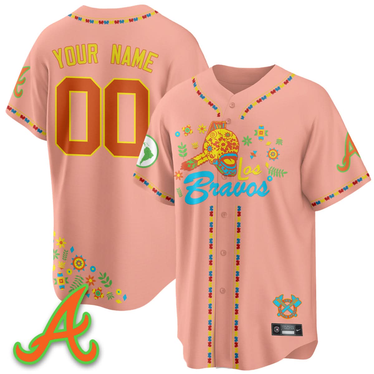AB 2025 "Los Bravos" Custom Jersey V2 - Stitched