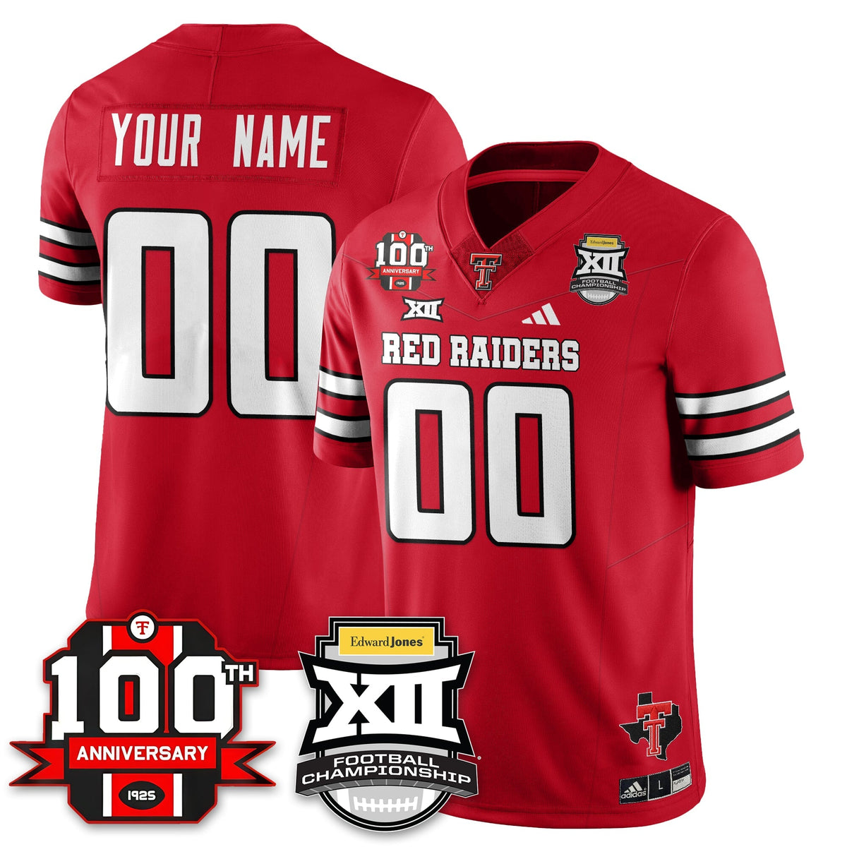 Custom TTU Vapor Limited Jersey - Edward Jones Champions