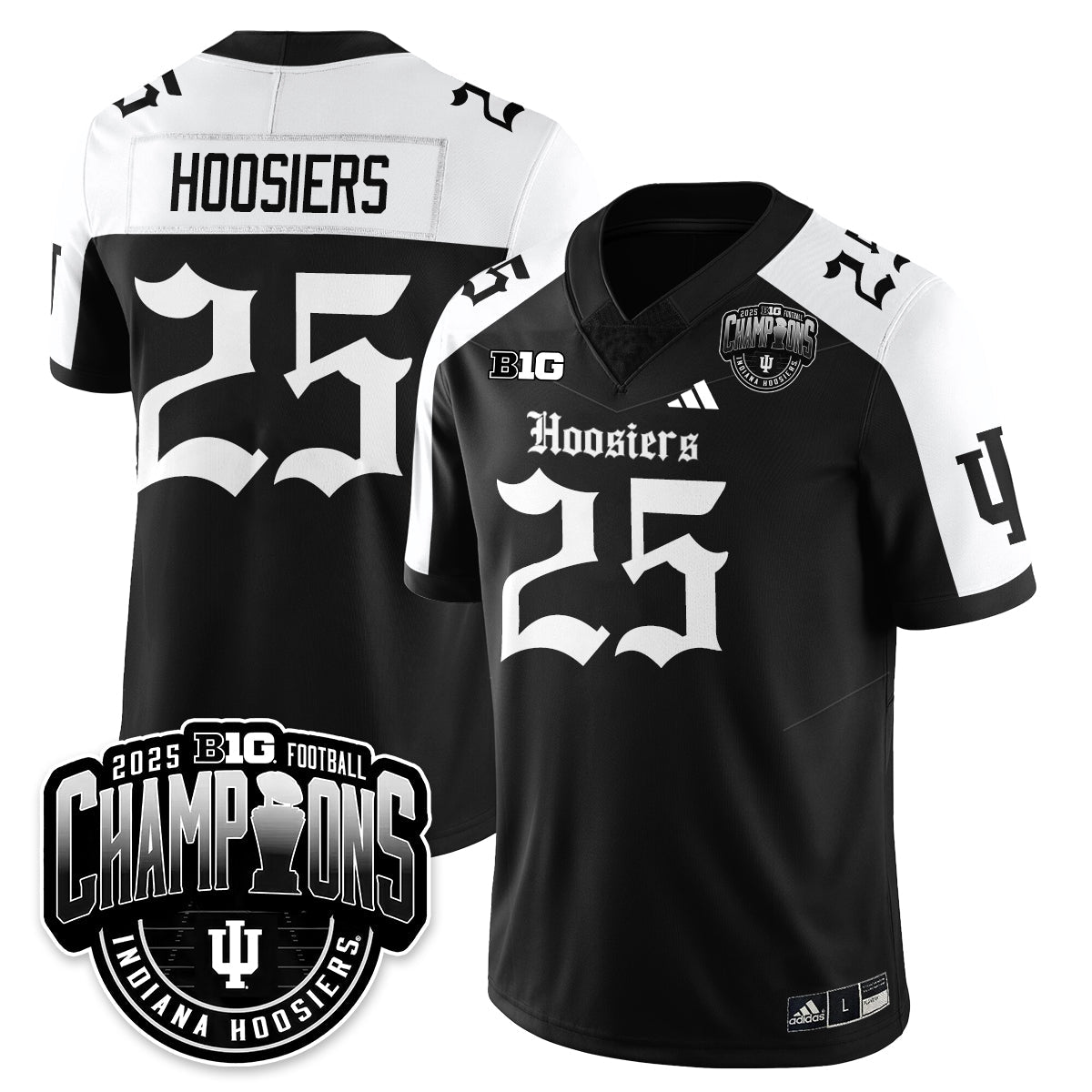 IND Gothic Vapor Limited Football Jersey - Big 10 Champions