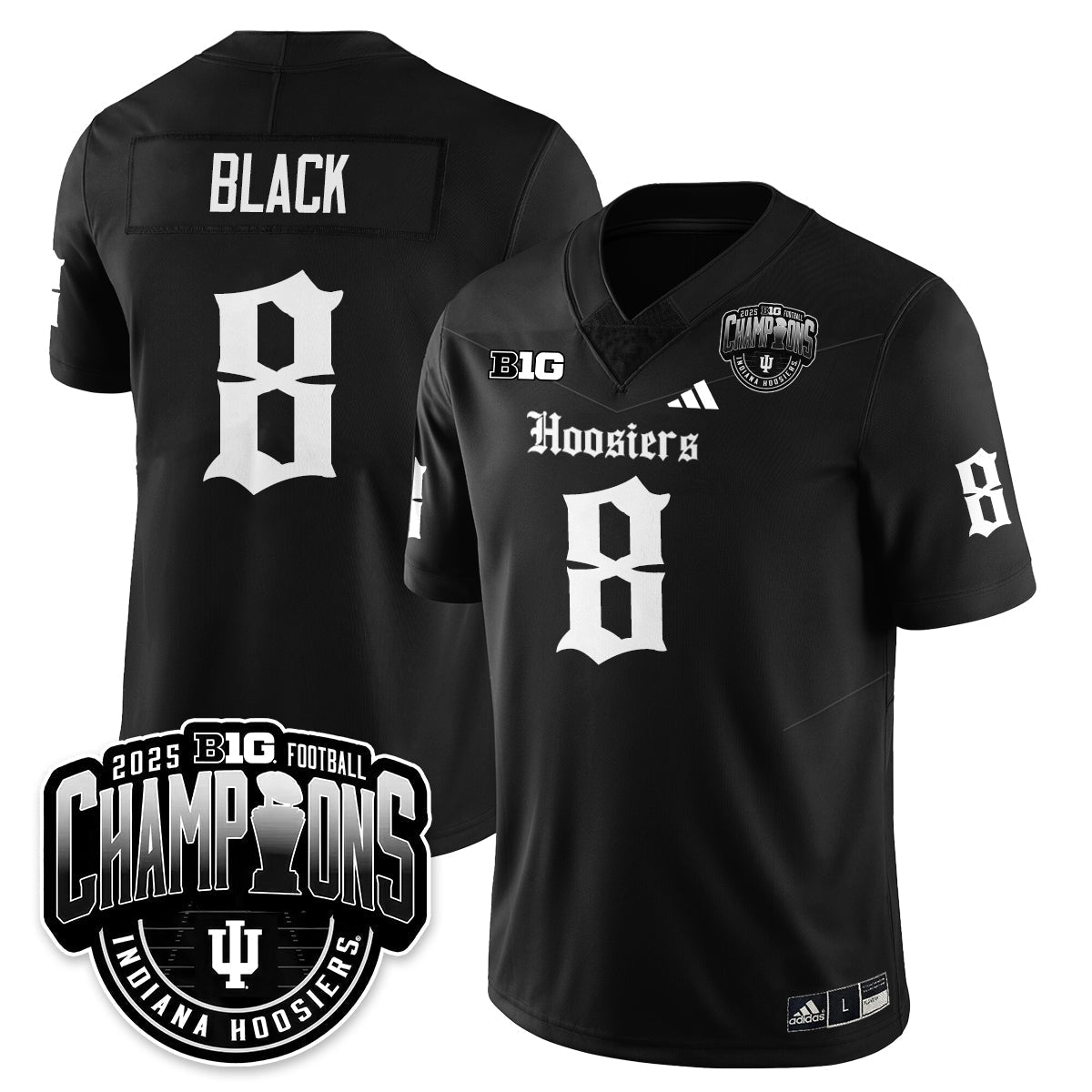 IND Gothic Vapor Limited Football Jersey - Big 10 Champions