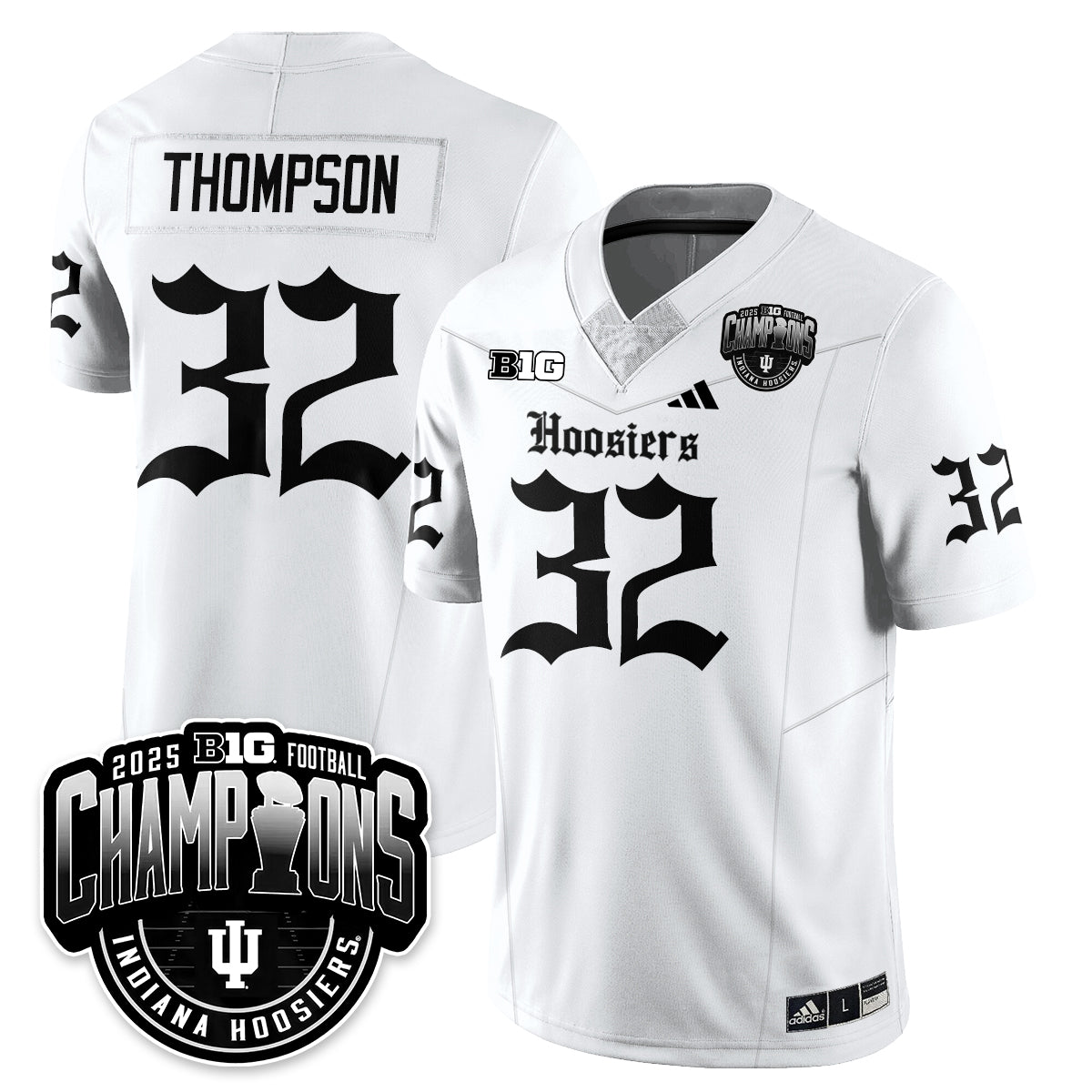 IND Gothic Vapor Limited Football Jersey - Big 10 Champions