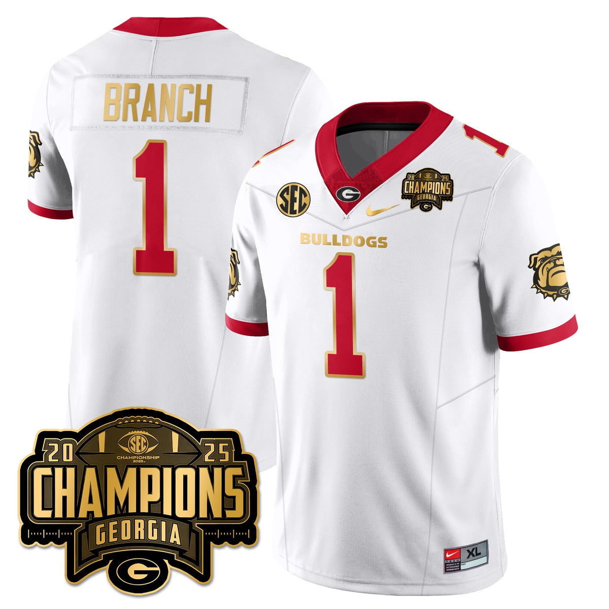 UGA Vapor Limited Jersey - SEC Football Champions