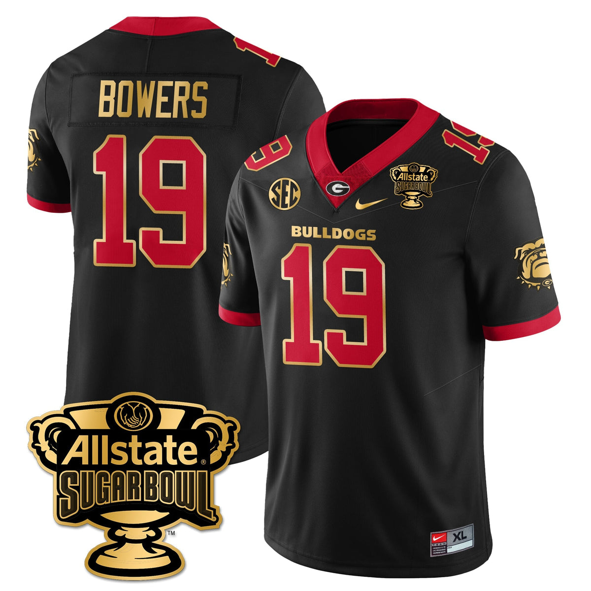 UGA Vapor Limited Football Jersey - Sugar Bowl
