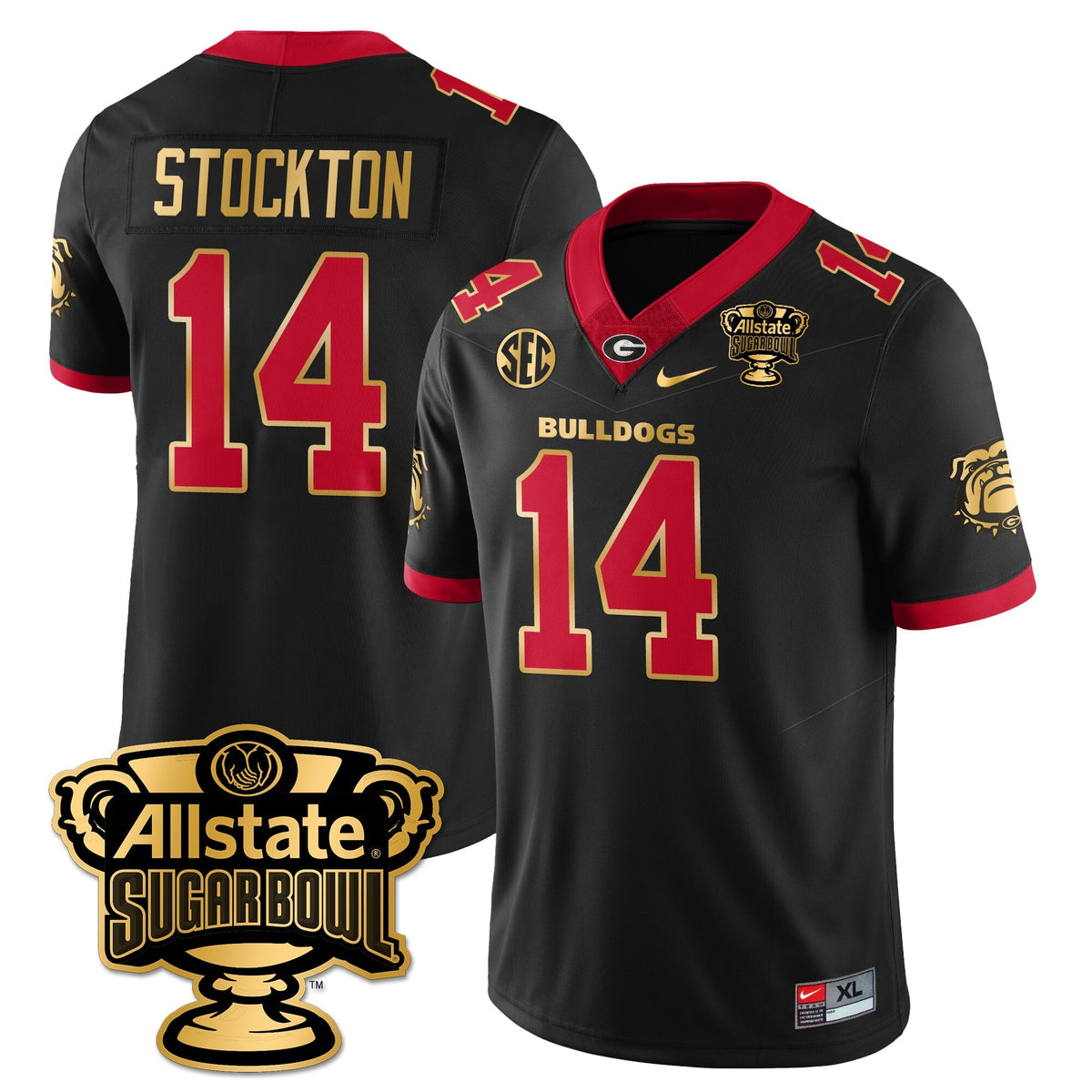 UGA Vapor Limited Football Jersey - Sugar Bowl