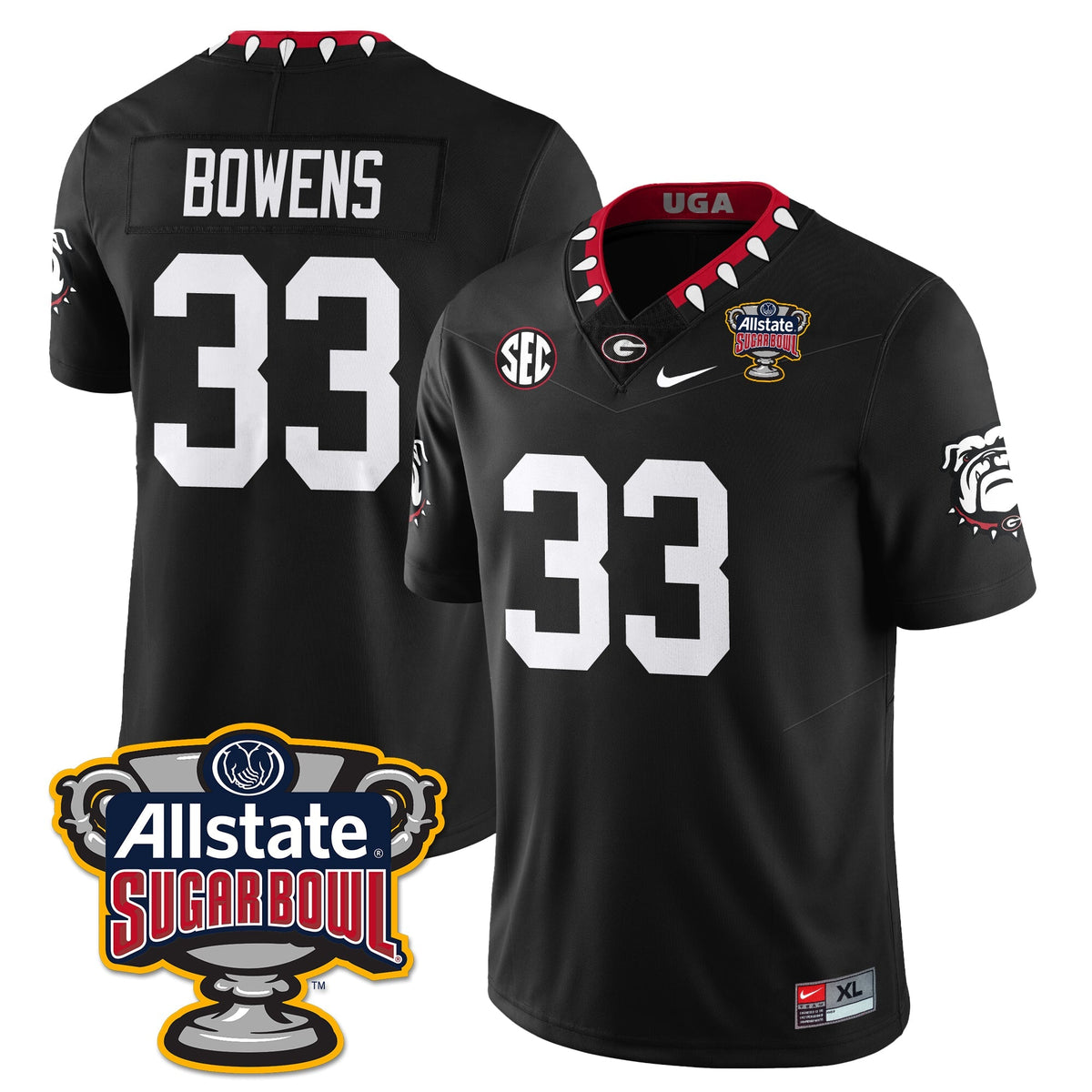 UGA Vapor Limited Football Jersey - Sugar Bowl