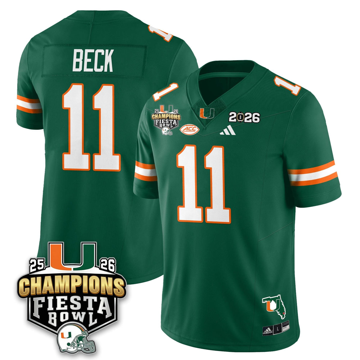 MIA Football Vapor Limited Jersey V3 - Fiesta Bowl Champions