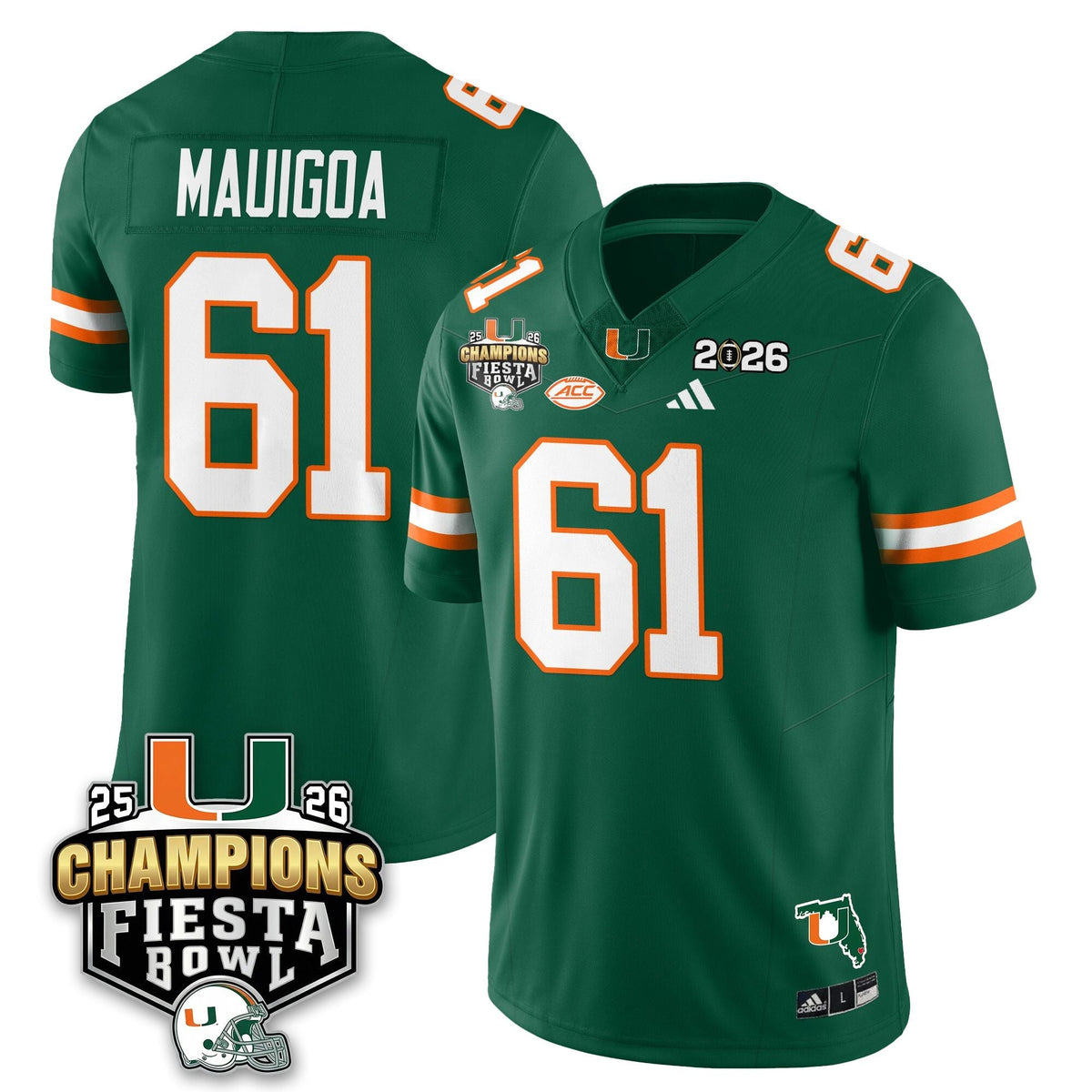 MIA Football Vapor Limited Jersey V3 - Fiesta Bowl Champions