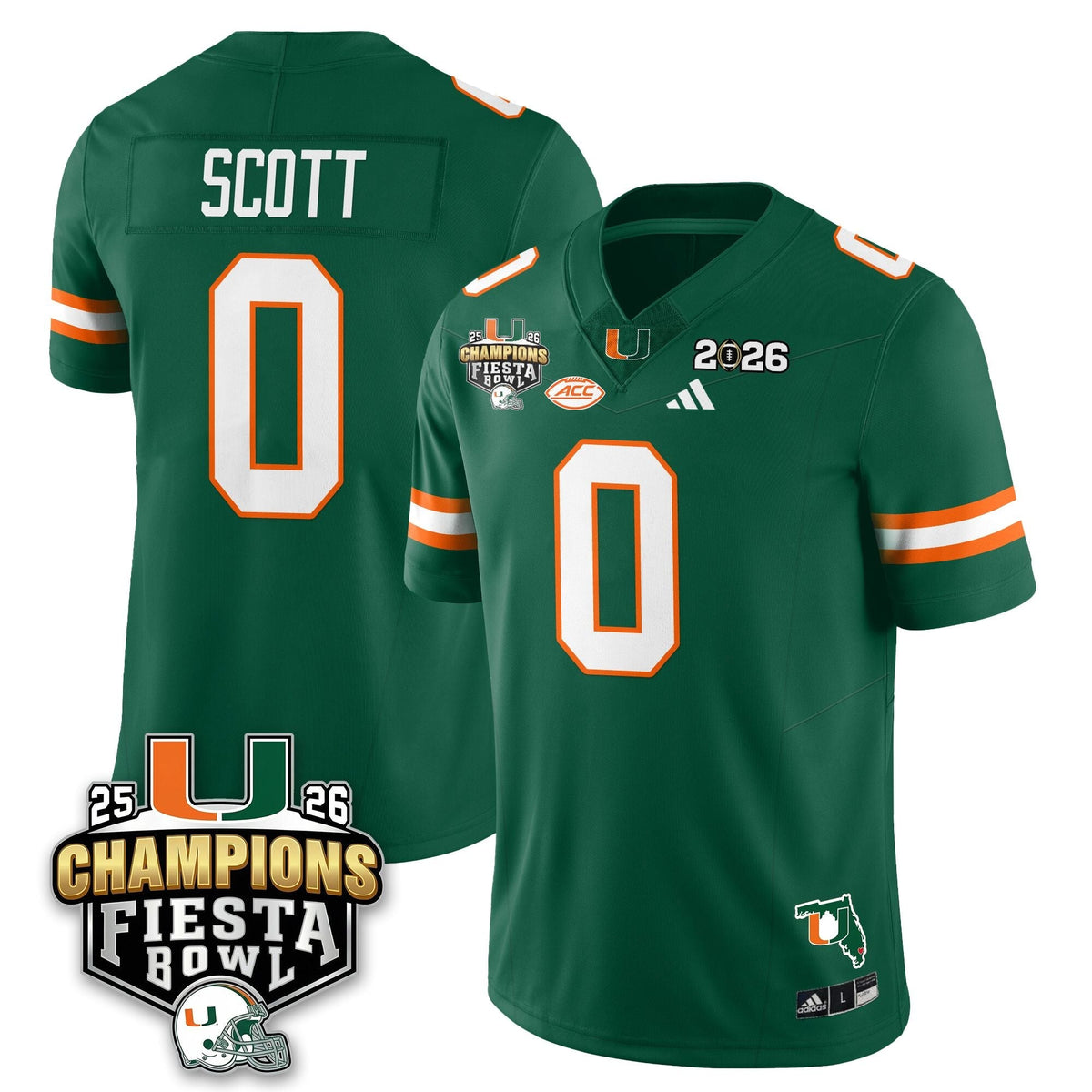 MIA Football Vapor Limited Jersey V3 - Fiesta Bowl Champions