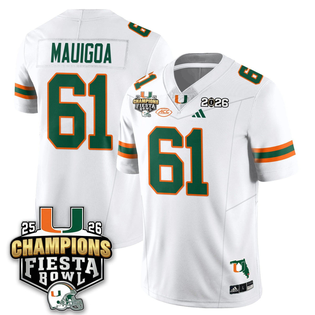 MIA Football Vapor Limited Jersey V3 - Fiesta Bowl Champions