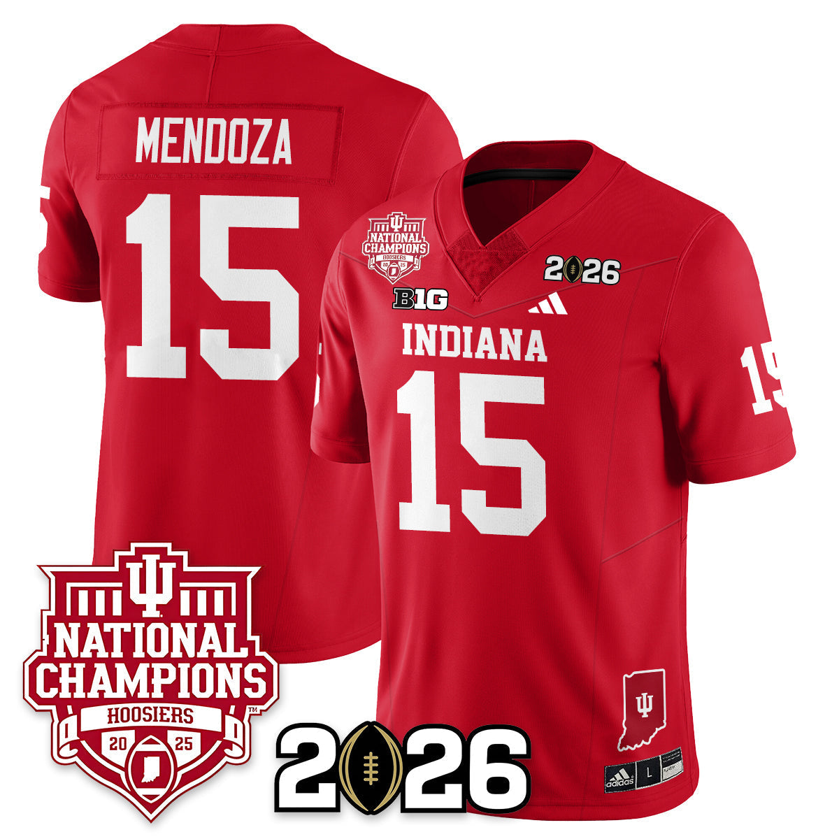 Indiana Hoosiers Vapor Limited Football Jersey - 2025 National Champions