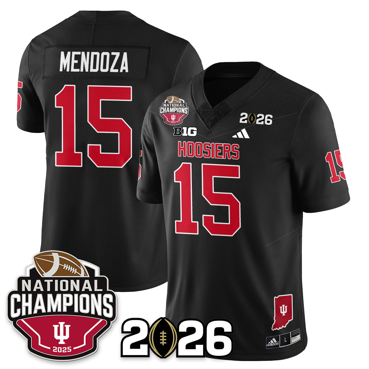 Indiana Hoosiers Vapor Limited Football Jersey V3 - 2025 National Champions