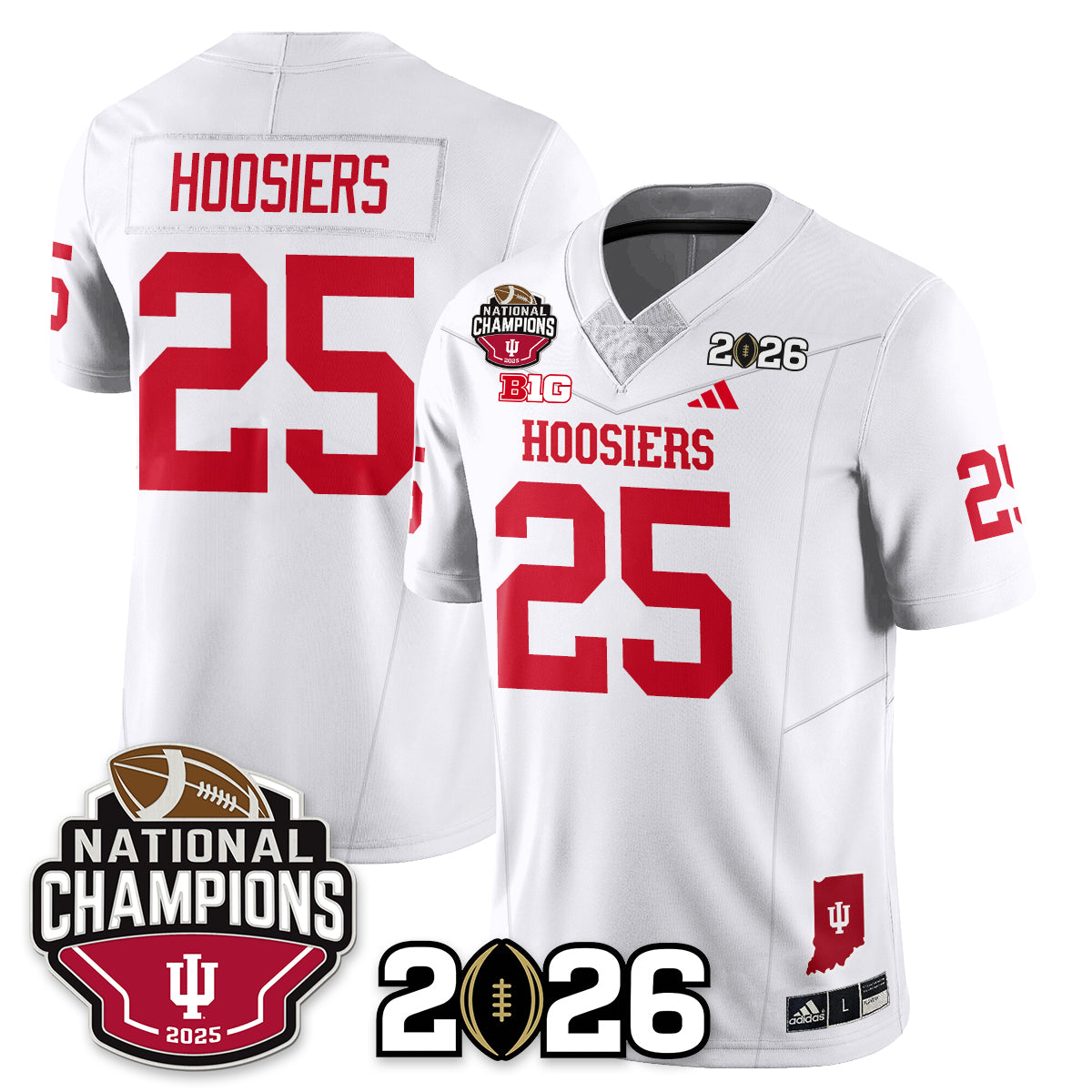 Indiana Hoosiers Vapor Limited Football Jersey V3 - 2025 National Champions