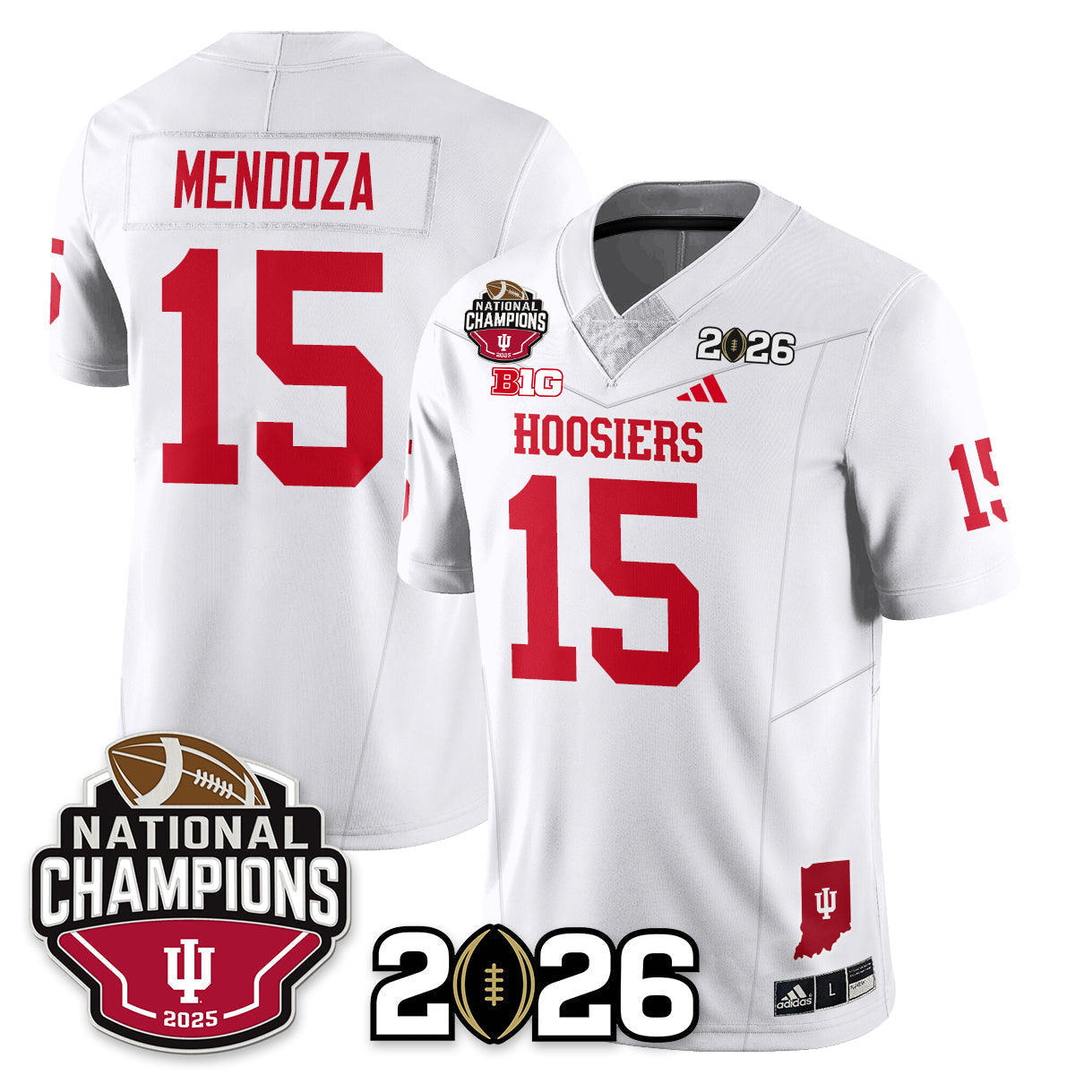 Indiana Hoosiers Vapor Limited Football Jersey V3 - 2025 National Champions